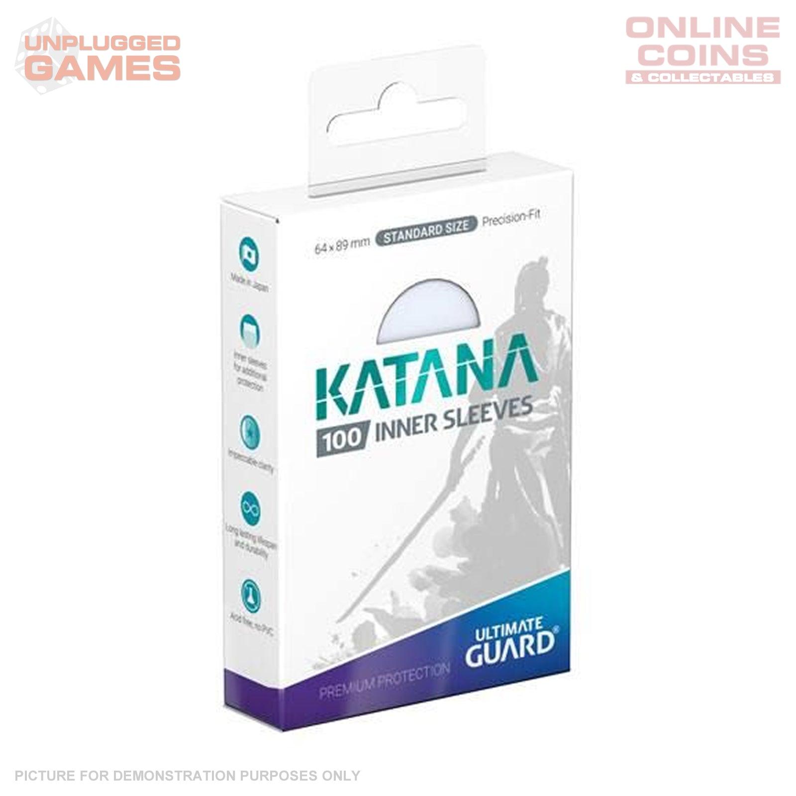 Ultimate Guard Sleeves – Katana Precise-Fit Inner Sleeves – Transparent